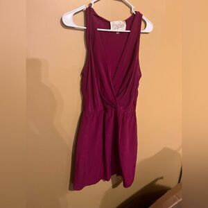 Rory Becca pink silk dress small